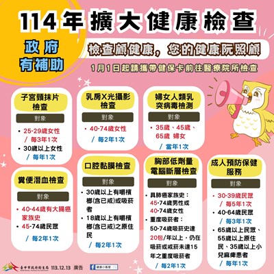 健康篩檢服務