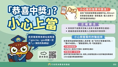 1恭喜中獎小心上當